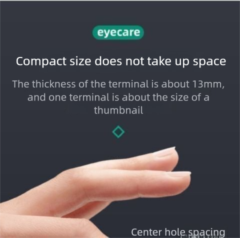 Two-position Push-type Lighting CH2 Snap Connector Spotlight Quick Wiring Terminal New Model_voghion.com