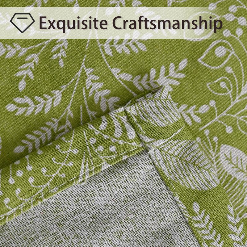 Vorhänge mit Druck, Stangendurchführung, kurze Vorhänge, Verdunkelungsvorhänge, Sonnenschutz-Trennvorhänge für die Küche_voghion.com