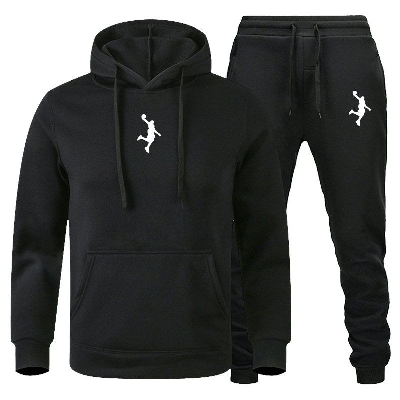 Ensemble de pulls pour hommes, vêtements de sport décontractés, ensemble de pulls pour couple à manches longues automne et hiver, ensemble de pantalons de salle de bain deux pièces_voghion.com