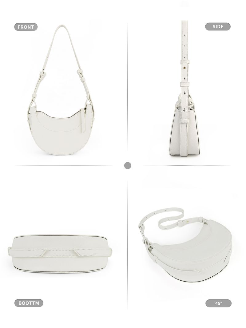 Borsa a tracolla regolabile da donna a mezzaluna, tracolla singola da donna, borsa da ascella a tre usi, in vendita a metà mese_voghion.com