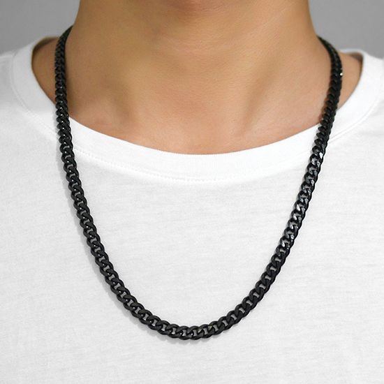 2025 New Arrivals Stainless Steel Necklace Link Cuban Curb Chain on Neck Collar for Men Women Choker Punk Rock Boy Jewelry Accessories DIY_voghion.com
