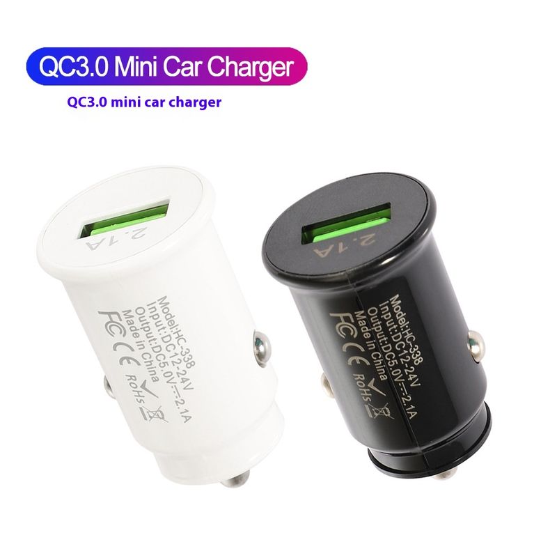 Music Festival  2.1A Blu ray USB mobile single interface car phone charger_voghion.com