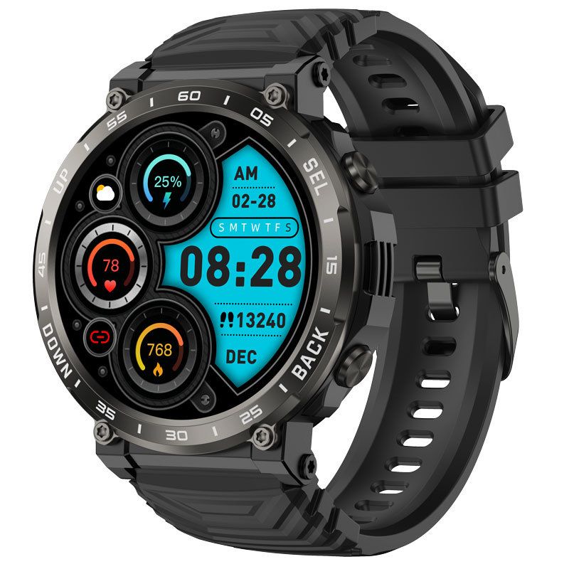 S56 Smart Heart Rate Blood Pressure Monitoring Outdoor Sports Bluetooth Call Watch_voghion.com