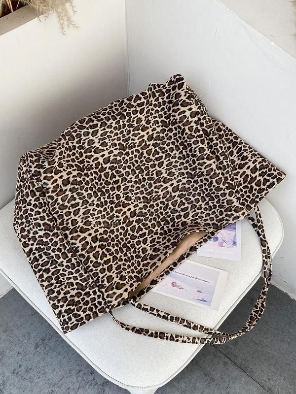 Leopard Print Handbags Shoulder Bags Tote Bags Stylish And Versatile_voghion.com