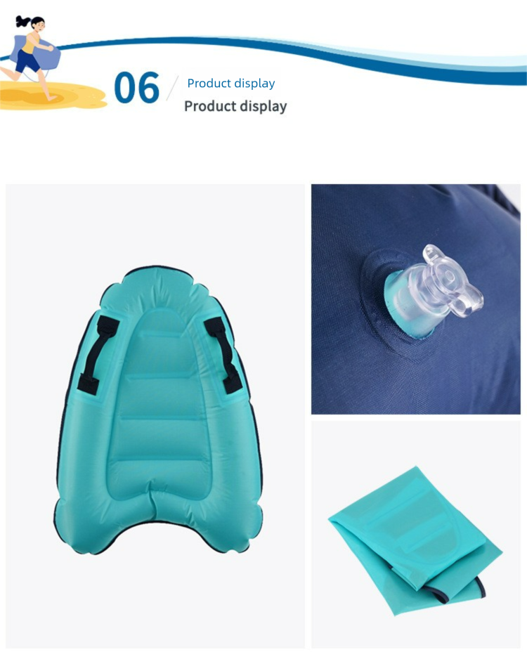Outdoor Inflatable Surfboard Portable Stand-Up Paddle For Adults And Children Safe Lightweight Kickboard Sea Surfing_voghion.com
