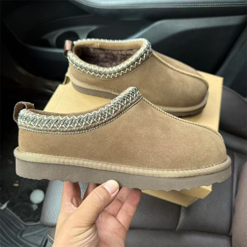 Pantofole Tazz da uomo e da donna, pantofole in pelliccia Tasman, classiche, ultra mini, con plateau, in pelle scamosciata e montone, scarpe invernali calde, stivaletti da donna_voghion.com