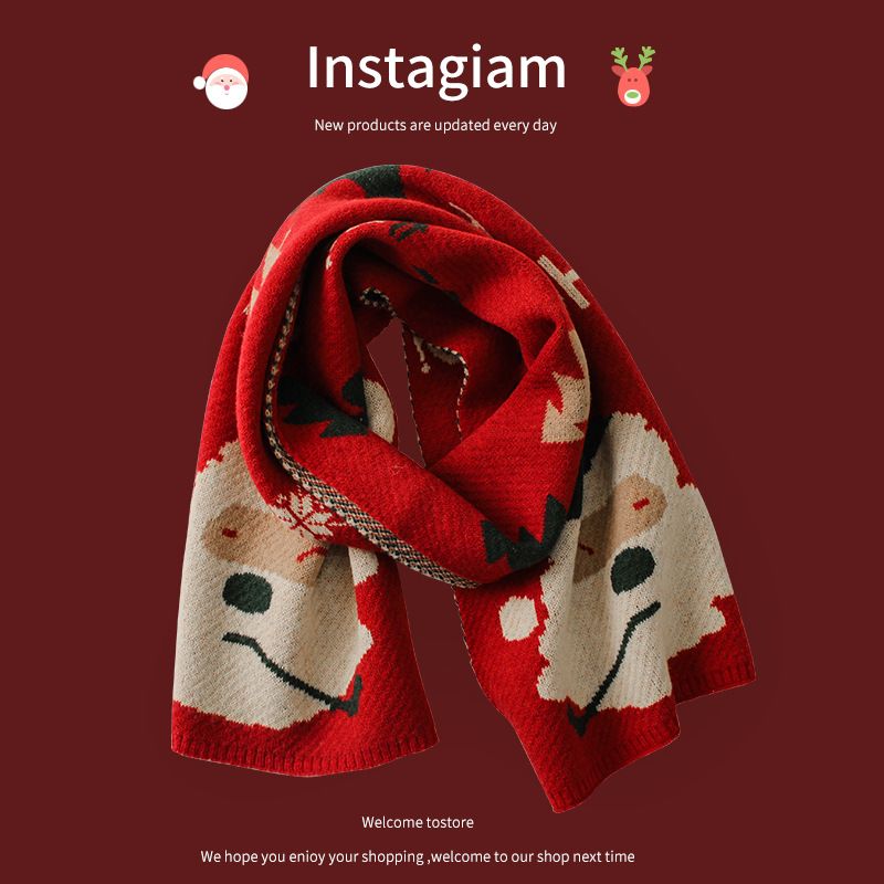 Écharpe polyvalente et tendance, originaire de Corée du Sud, idéale pour l'automne et l'hiver._voghion.com