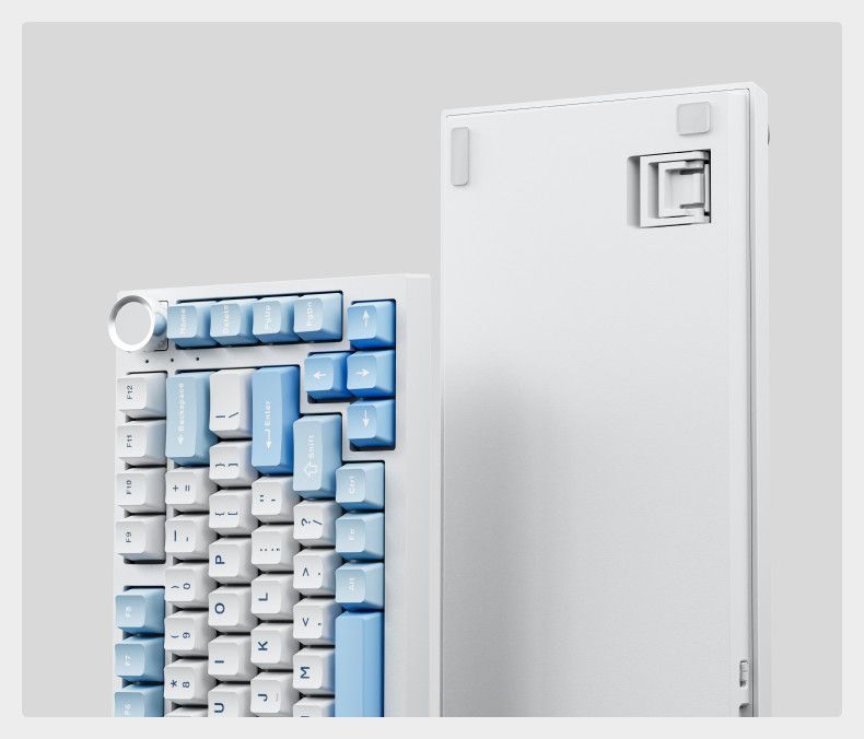 Forerunner X75 Mechanisch Toetsenbord op Maat, Drie Modi, Hot-Swappable, Zijdelings Gegraveerd, Hoogwaardig LCD-kleurenscherm_voghion.com