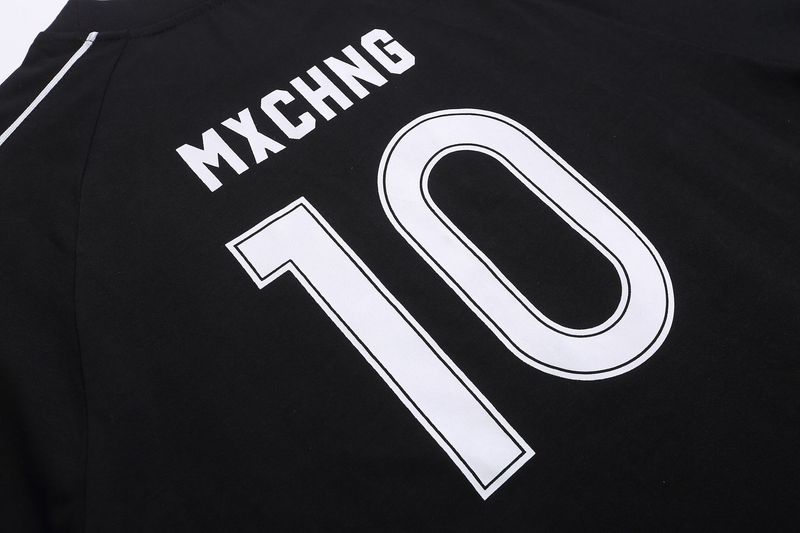 Camiseta de manga corta con letras americanas para hombre, diseño hip-hop de verano, estilo urbano, ideal para el día a día._voghion.com
