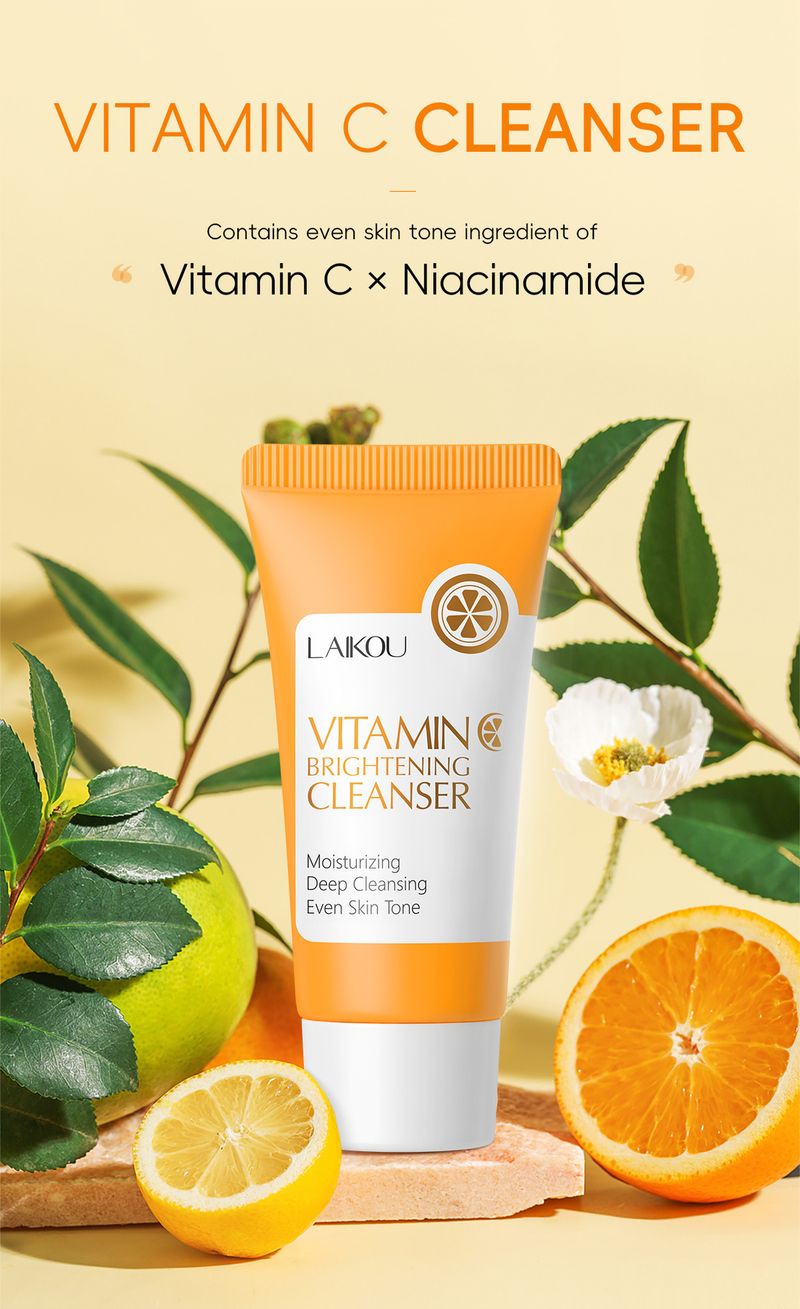 Cleanser Vitamin C Facial Cleanser 50g Moisturizing And Hydrating Refining Pore Cleanser Skin Care_voghion.com