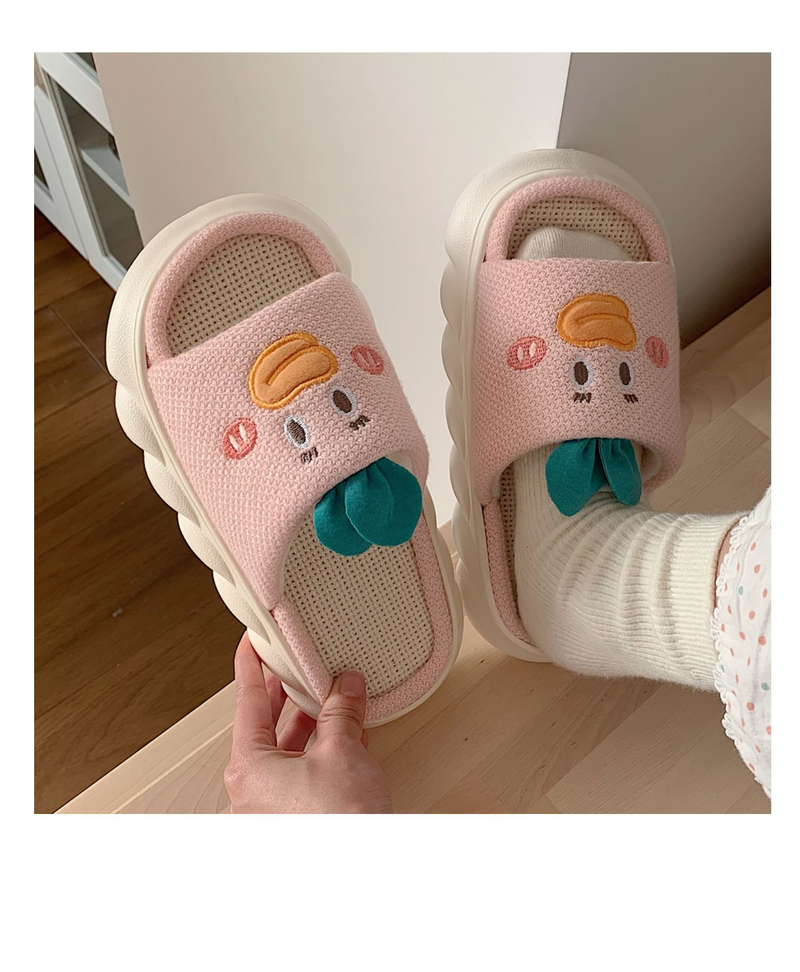 Scarpe da interni in schiuma da camera da letto autunno inverno in velluto peluche a punta chiusa da donna_voghion.com