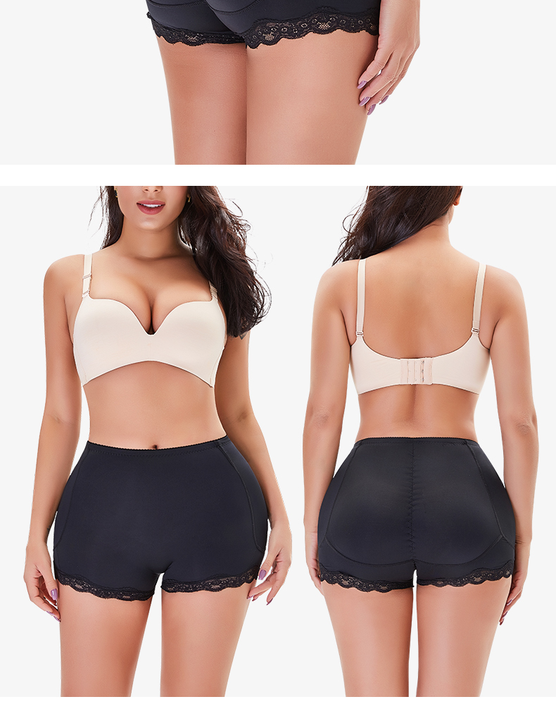 Padded lifter Corrective Butt Enhancer Body Shaper Modeling Strap Fake Hip Shapwear Underwear Push Up Panties_voghion.com