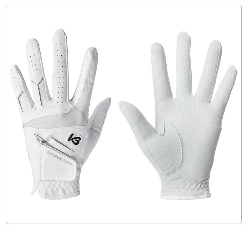 Golfhandschuhe für Herren mit Silikonpartikeln an der Handfläche, rutschfest, atmungsaktiv und abriebfest, für Anfänger, Training, einzeln_voghion.com