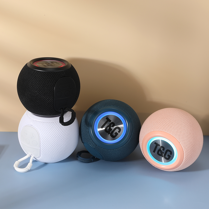 T&G TG337 New Portable Speaker Wireless Bluetooth 3D Stereo Surround Subwoofer Waterproof Outdoor Loudspeaker Lanyard_voghion.com