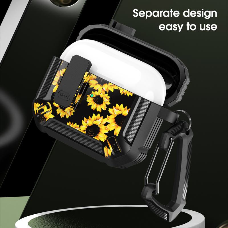 Hitech Beschermende Huid Anti-val Schokbestendig Waterdicht TPU Bluetooth-compatibel Oordopjeshoesje voor 3_voghion.com