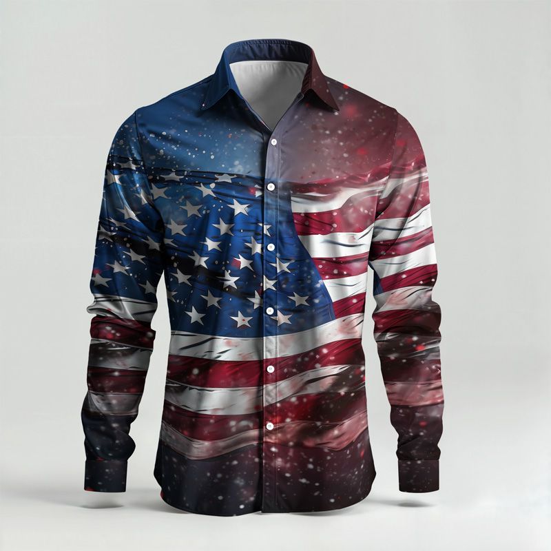 Set di camicie da uomo primavera/estate 2025, con stampa di marca, alla moda, semplice, a maniche lunghe, di alta qualità e comode._voghion.com