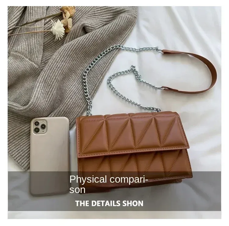 Borse a tracolla per donna alla moda, borsa a tracolla da donna, borsa a mano con manico in pelle PU, tracolla a catena Y250529l_voghion.com