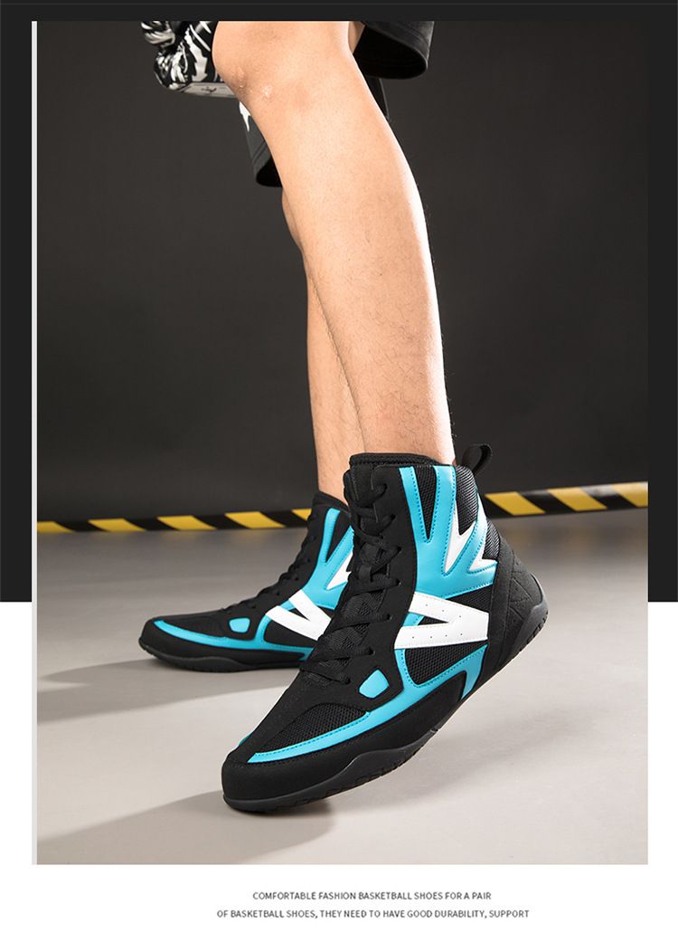 Chaussures unisexes, chaussures de boxe, chaussures de compétition, chaussures de lutte pour hommes, chaussures de combat, chaussures de Sanda, chaussures d'haltérophilie, chaussures de squat, chaussures de sport pour femmes, antidérapantes_voghion.com