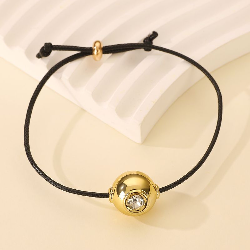Simple Round Ball Love Knot Bracelet Bracelet Advanced Sense Adjustable Bracelet Ins Internet Celebrity Same Style_voghion.com