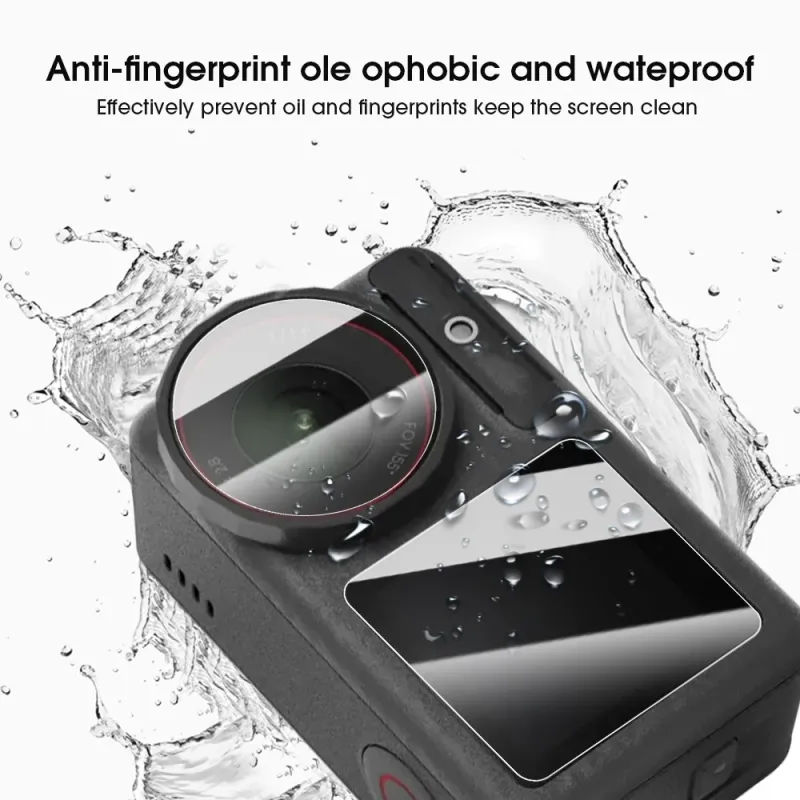 HD-Displayschutzfolie für DJI Osmo 5 Pro Action 4 3, ultraklares gehärtetes Glas, Kameraobjektiv-Schutzfolie, Zubehör_voghion.com