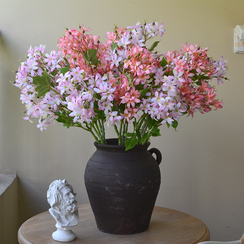 Fiori, fiori di seta, piccoli fiori spezzati, fiori lilla, decorazioni pastorali per matrimoni, fiori per strade, ingegneria domestica_voghion.com