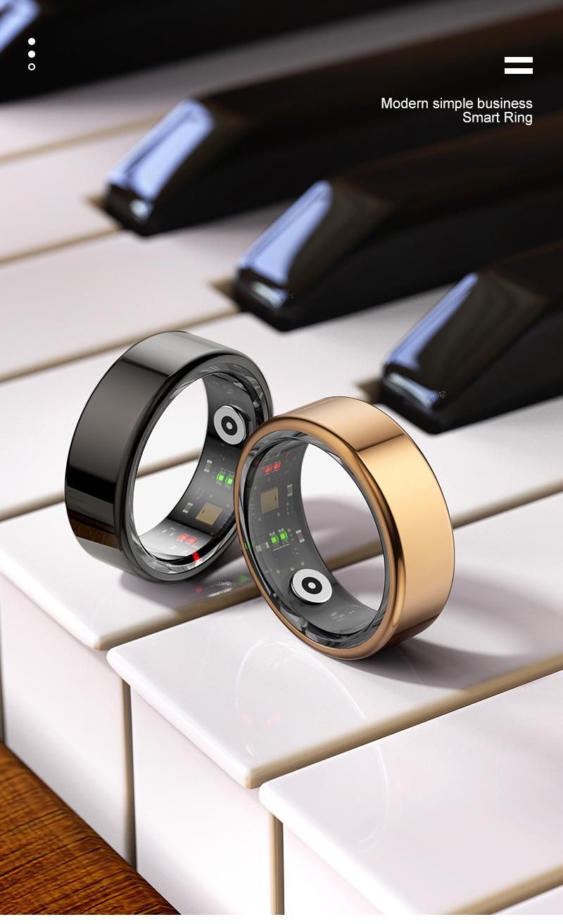The New R02 Smart Ring Is Waterproof, Stress, Blood Oxygen, Sleep, Heart Rate, Step Monitoring, Multiple Sports Modes, And Taking Pictures_voghion.com