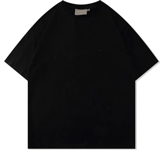 Mens Designer Clothes T Shirts dresses Homme Blanc Tee Chest Letter Laminated 100% Pure Cotton Print Short Sleeve High_voghion.com