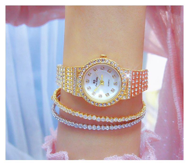 New light luxury chain watch small chain full of stars full of diamonds women's watch_voghion.com