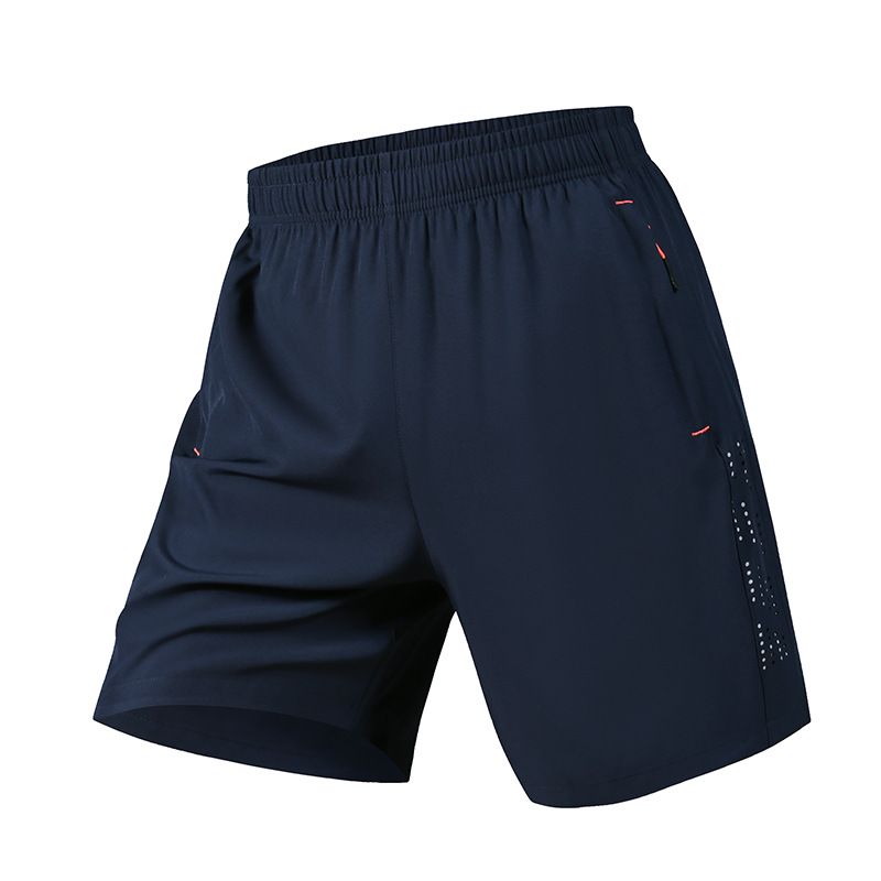 Ice Silk Cropped Pants In Summer, Thin Casual Quick Drying Pants, Loose Fit Sports And Fitness Running Shorts For Men_voghion.com