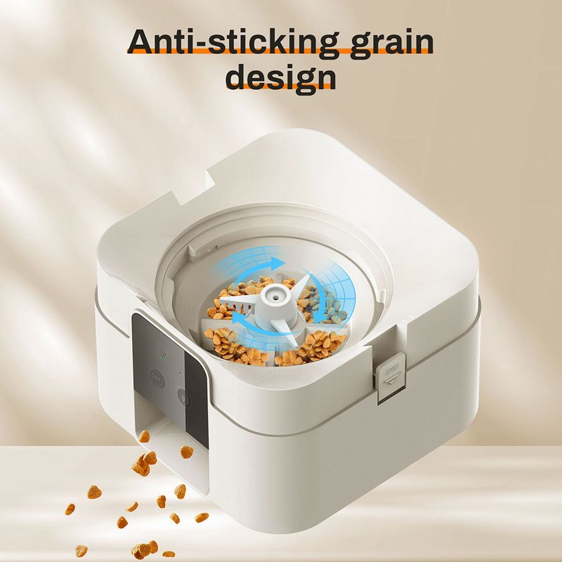 Neutral English Pet Intelligent 2L Dog Feeding Machine WIFI Timer per cibo per gatti Funzione di memoria_voghion.com
