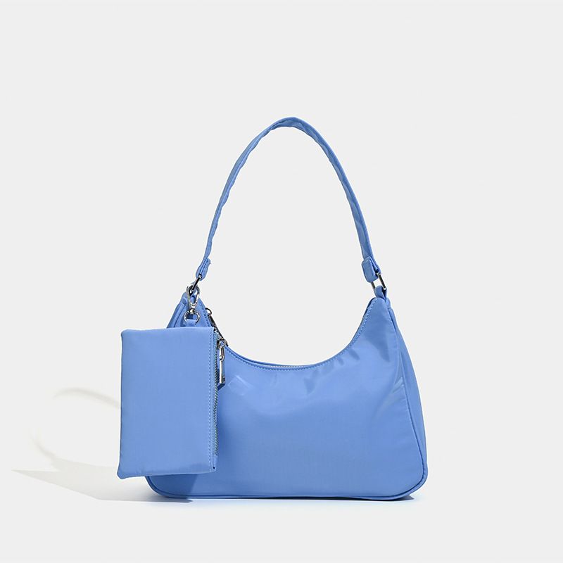 2025 Korean Version Of The New Spring And Summer Simple Armpit Insert Bag Fashion Nylon Leisure Shoulder Bag Ms. Lightweight Handbag_voghion.com