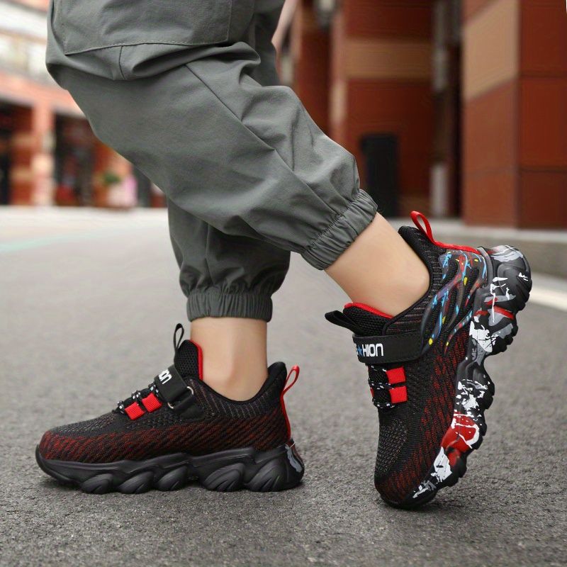 Casual traspirante tessuto ragazzi bambini, leggero antiscivolo basso scarpe da ginnastica per interni ed esterni, primavera e autunno_voghion.com