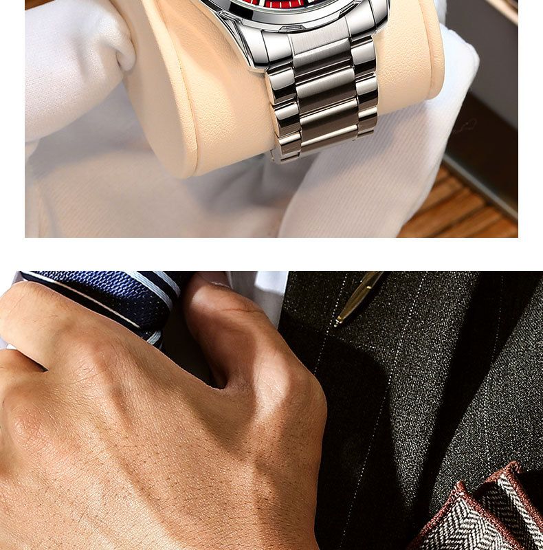 AILANG Herrenmode Hohl Mechanische Uhr Hochwertiges Leder Wasserdicht Vollautomatische Tourbillon Uhren Herrenuhr_voghion.com