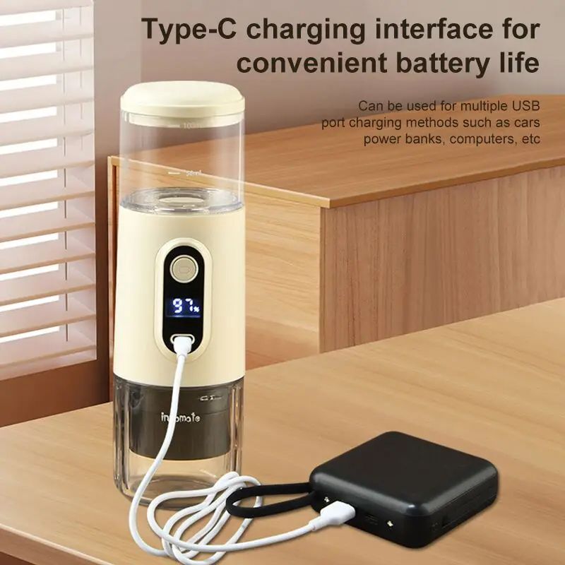 Wireless Heating Small Portable Italian Coffee Machine Elect_voghion.com