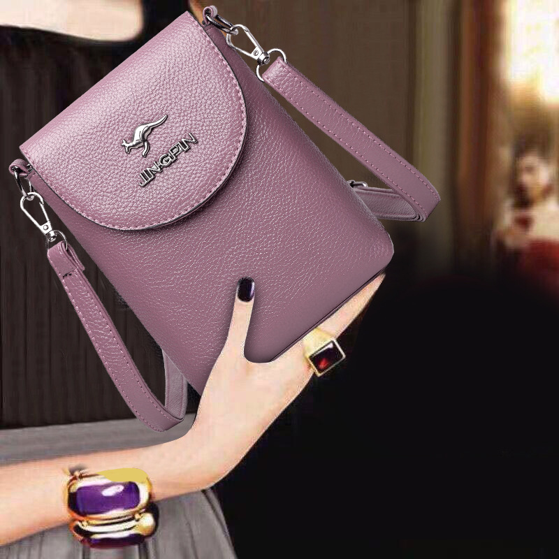 Women's Mini Phone 2024 New Single Shoulder Crossbody Coin Key Small Bag High-end Feel_voghion.com