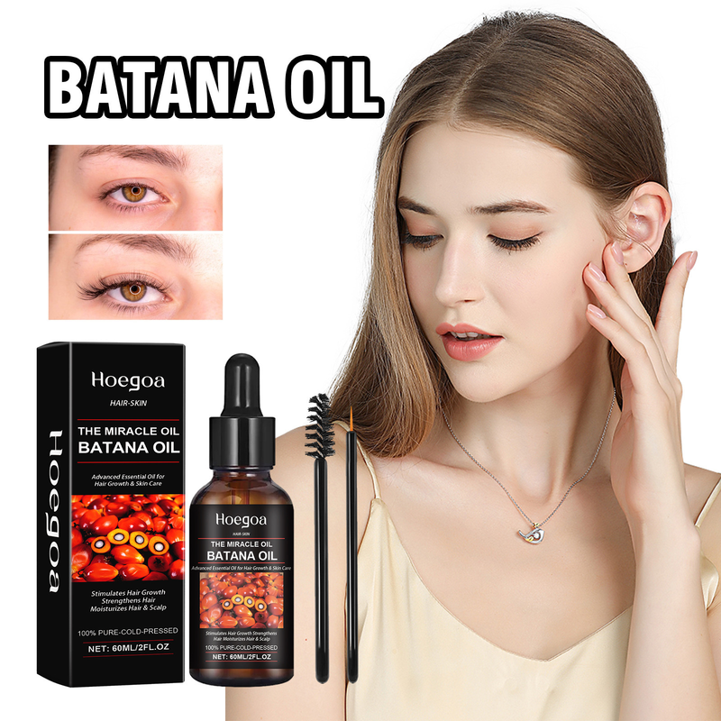 Hoegoa Zweck Batana befeuchtet dicke Wimpern und Haare Multi-Effekt-Pflege ätherisches Öl_voghion.com