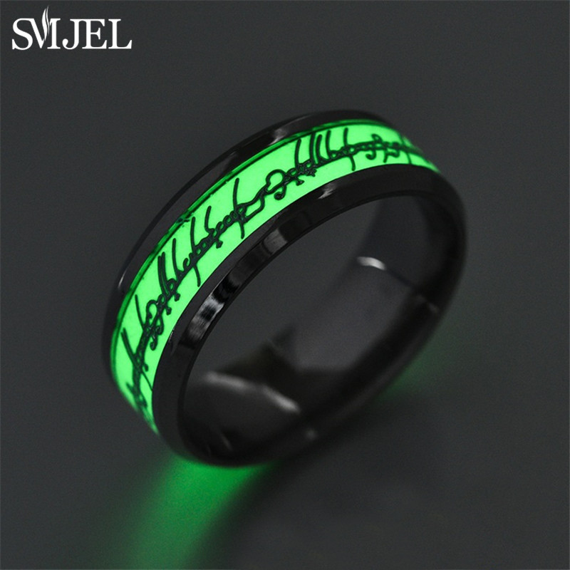 Hot sales Fashionable SMJEL Dragon Ring, suitable for both men and women, fluorescent ring that glows in the dark, adjustable_voghion.com