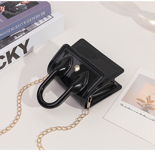 Mini borsa a catena - Borsa a tracolla e a spalla | Graziosa pochette trasparente da donna_voghion.com