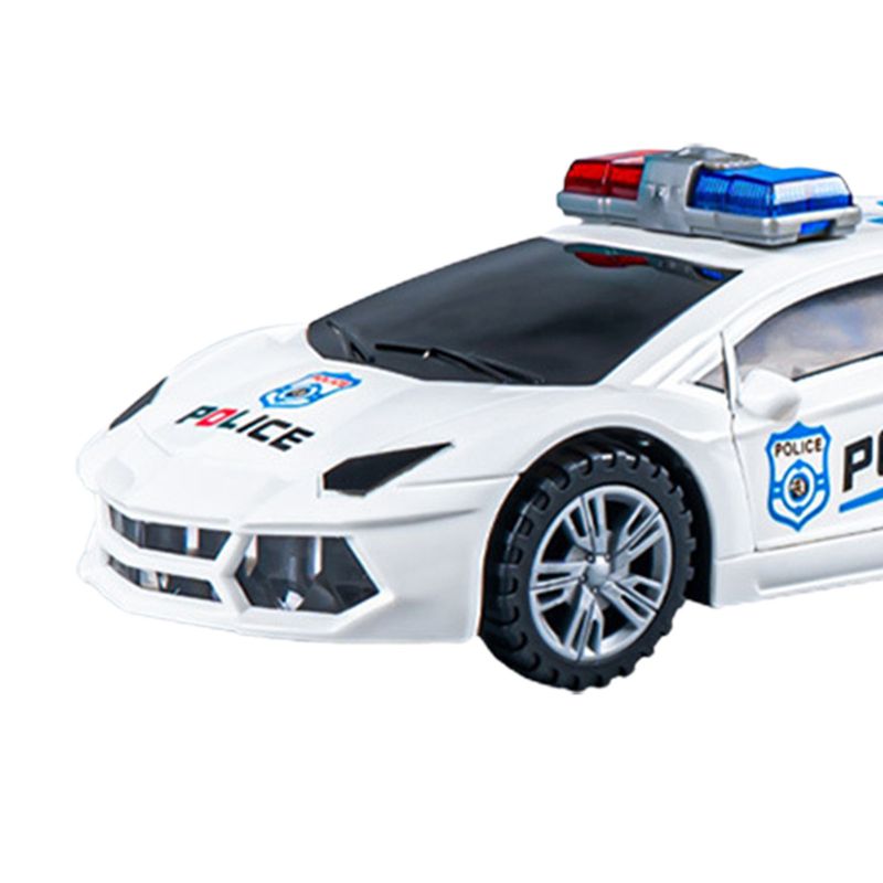 Electric Dancing Police Car Automatic Obstacle Avoidance Smallest Detail Kids Toy Rescue Emergency Cop Electric Car Toy For Kids_voghion.com