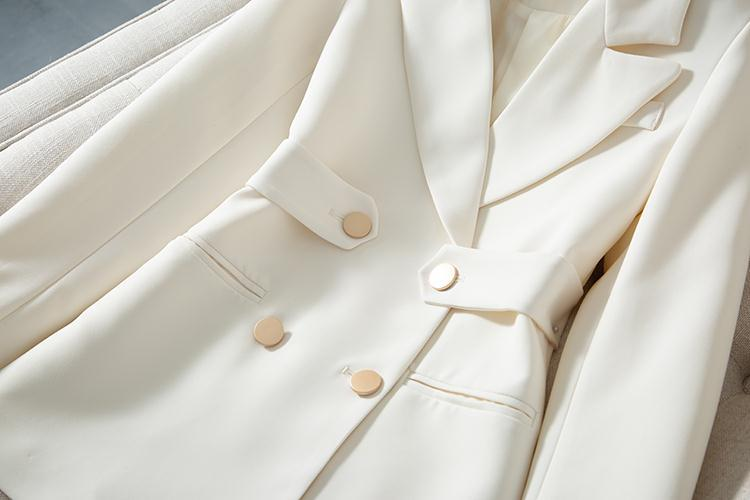 2023 Suit Coat Woen's Spring Autun New Fashion White Blouse Blazers for Woen Chic and Elegant Woan Jacket Casual_voghion.com
