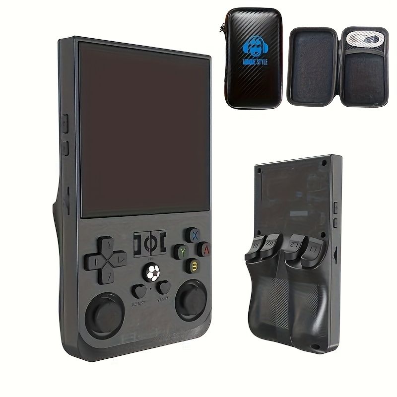 Tragbare Handheld-Spielekonsole, Retro-Spielekonsole, 4,0-Zoll-High-Definition-Bildschirm, professioneller Chip, hohe Kompatibilität, Familien- und Reisespaß_voghion.com