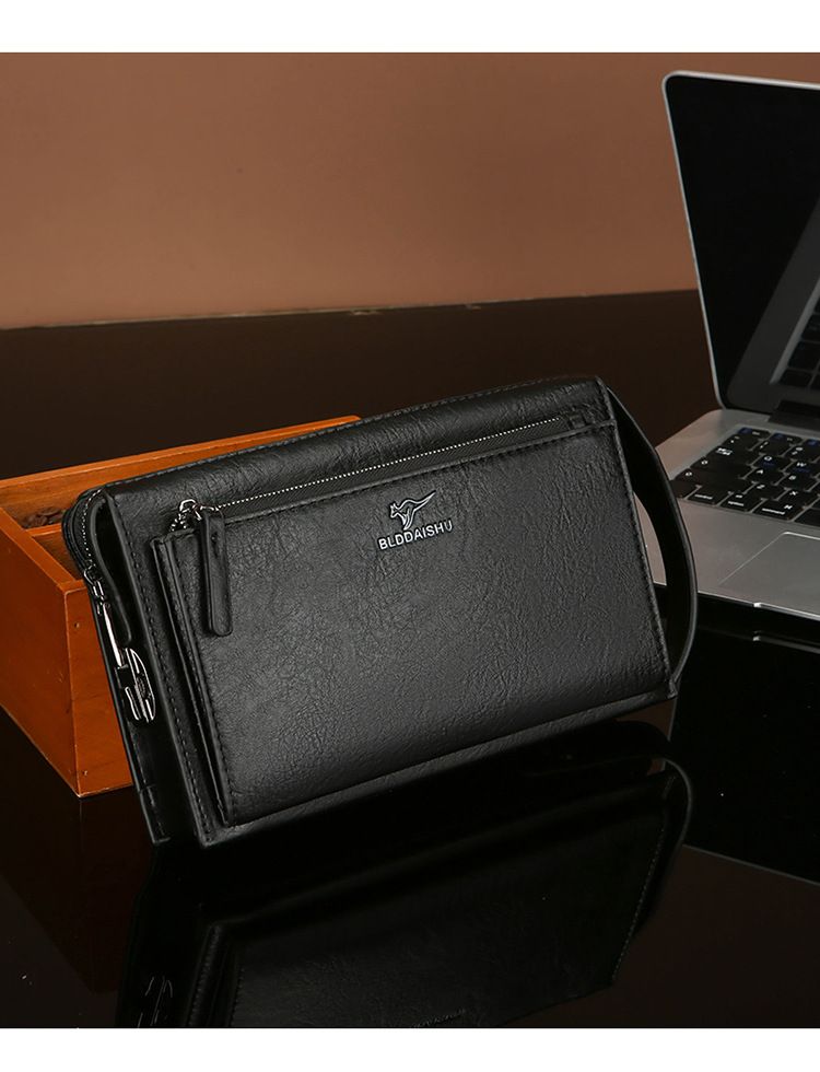 Men's Bags New Multi Card Holder Men's Wallet Long Clutch Large Capacity Simple Bank Card Holder Men's Bag_voghion.com
