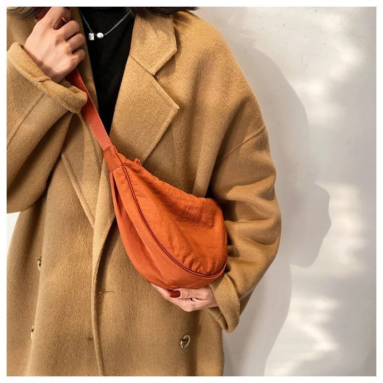 Borse a tracolla casual in nylon Hobos per donna, borse a tracolla firmate, grande capacità, borsa da viaggio per signora, borse da donna_voghion.com