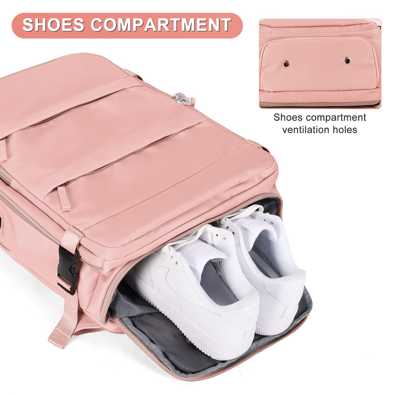Reiserucksack für Damen, großes Fassungsvermögen, multifunktionales Gepäck, Freizeitrucksack, Reisetasche für Geschäftsreisen, Schultasche für Studenten_voghion.com