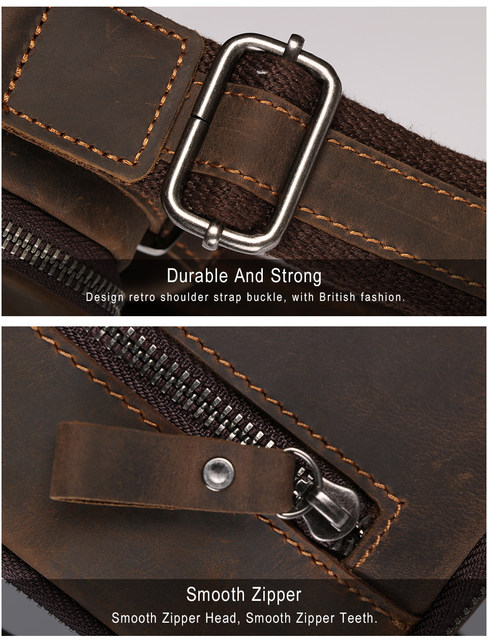 JOYIR Nuove borse vintage da uomo in vera pelle Borsa a tracolla da uomo con patta piccola Borse a tracolla casual da ufficio Borsa a tracolla di moda_voghion.com