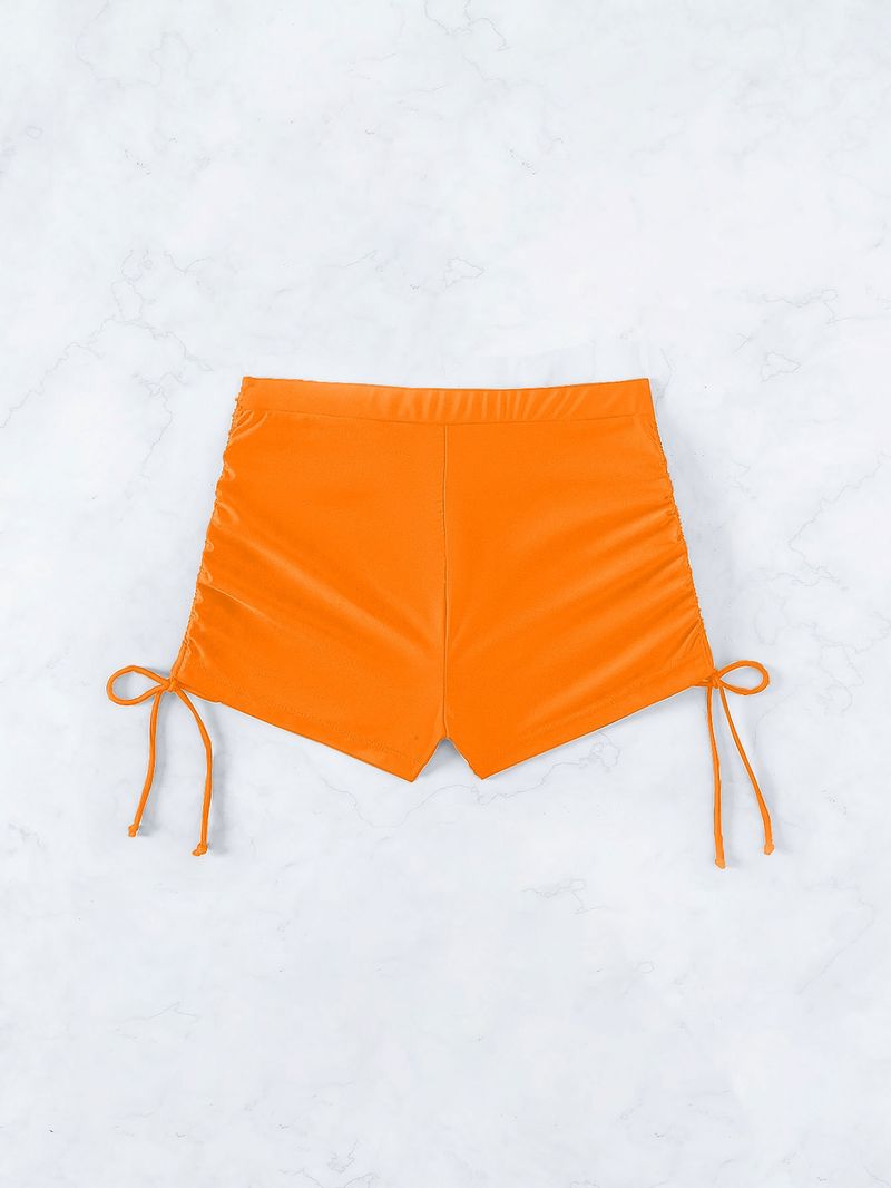 Ženska oblačila Tankini Tisk Boksarice z visokim pasom Konzervativne bikini Razcepljene kopalke Kopalke_voghion.com