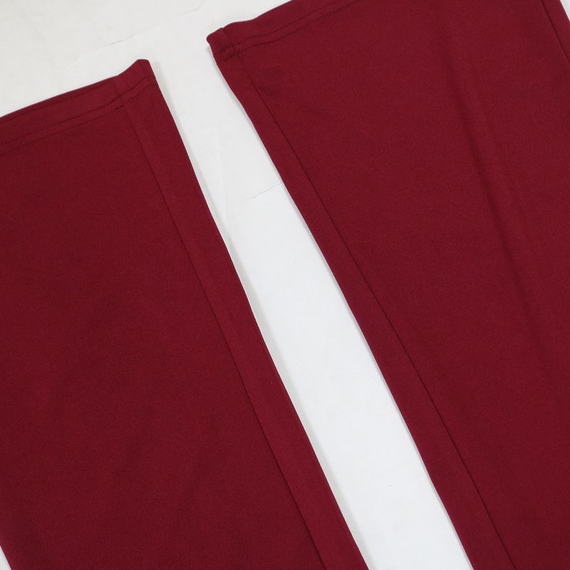 Damemode Langærmet Løs Top Med Slanke Blyantbukser Splicing Color Casual Wear Todelt Sæt_voghion.com