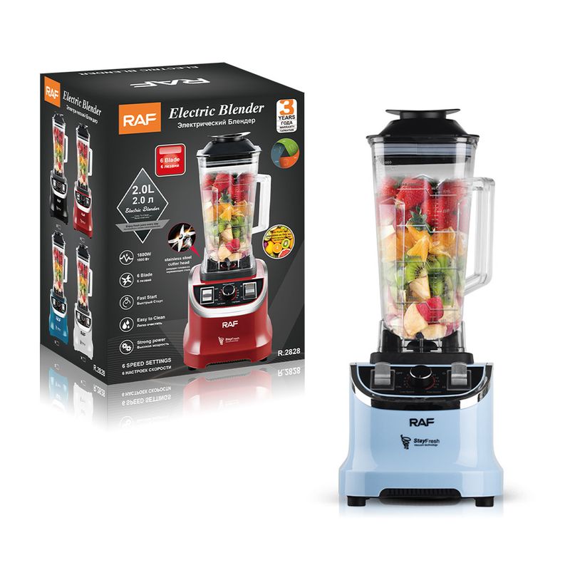 RAF Mixer Stot kommerziell Prozessor Soja Mëllech Uebst Juspresse Multifunktioun Smoothie Maschinn_voghion.com