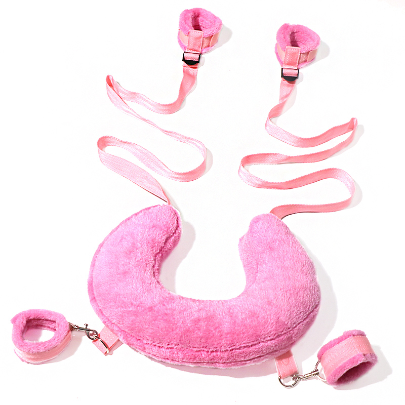 Giocattoli sessuali in cotone Bdsm Bondage Set Manette Sexy Cuscino per gambe Cintura dimagrante Piegamento Orgasmo Giocattolo di coppia y_voghion.com