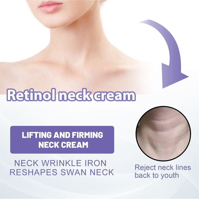 EELHOE Retinol Creme Genopbygger Swan Massage Svækker Linjer Fugter Og Opstrammer Nakkehuden_voghion.com